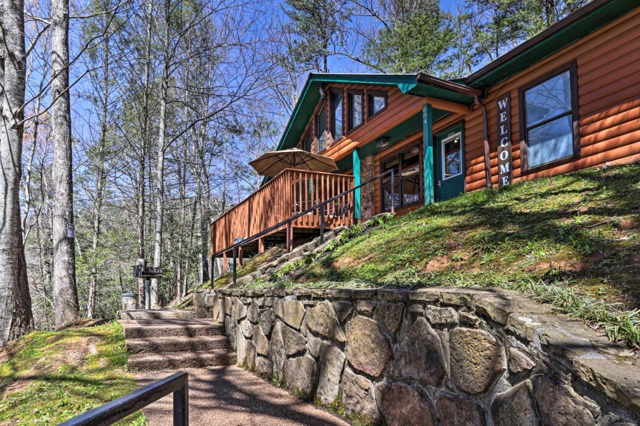 Smoky Mountain Cabin 4 Acres, 3 Mi To 蓋特林堡 外观 照片